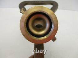 Elkhart, M24408-t1-1, Navy Firehose Nozzle, Grip Cast Brass 1.5 Npsh