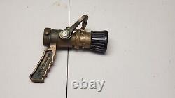 Elkhart Nsn 4210-00-465-1906 20266-sfl-gn-95 Firehose Nozzle Brass 1.5 Npsh