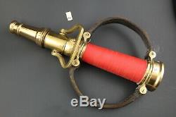 Elkhart, OCD 102, General, Vintage Brass Fire Department Hose Nozzle 30
