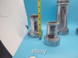 Elkhart brass Fire Smooth Bore Nozzle Stacked Tips 1.75, 1.50, 1-3/8 + Longer