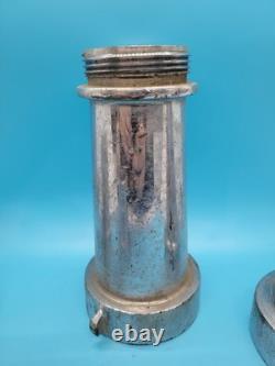 Elkhart brass Fire Smooth Bore Nozzle Stacked Tips 1.75, 1.50, 1-3/8 + Longer