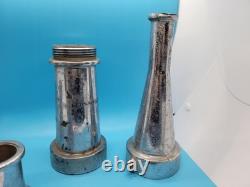 Elkhart brass Fire Smooth Bore Nozzle Stacked Tips 1.75, 1.50, 1-3/8 + Longer