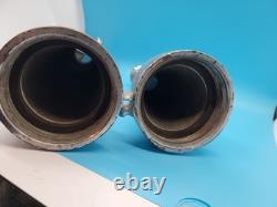 Elkhart brass Fire Smooth Bore Nozzle Stacked Tips 1.75, 1.50, 1-3/8 + Longer