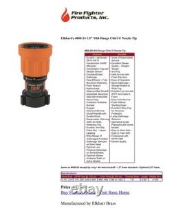 Elkhart's 4000-24 1.5 Mid-Range Chief Nozzle Tip With Ball Shutoff