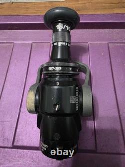 Elkhart smoothbore fire nozzle 1.5 with 187XD 15/16 tip 185gpm@50psi