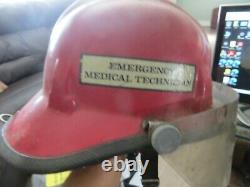 Emergency Medical Technician helmet fire dept. With shield, size D Cairns Bros