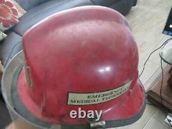 Emergency Medical Technician helmet fire dept. With shield, size D Cairns Bros