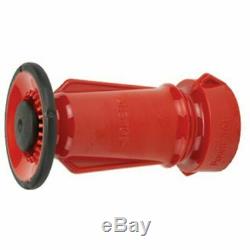 FIRE FIGHTING CANVAS LAY FLAT HOSE 25mm 1 x 20m NYLON POWERJET NOZZLE FITTED