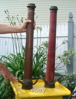 Fire Deaprtment Large Antique Fire Hose Nozzle Collection Firefighting Rescue