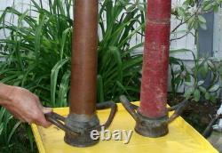 Fire Deaprtment Large Antique Fire Hose Nozzle Collection Firefighting Rescue