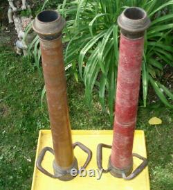 Fire Deaprtment Large Antique Fire Hose Nozzle Collection Firefighting Rescue