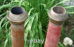 Fire Deaprtment Large Antique Fire Hose Nozzle Collection Firefighting Rescue