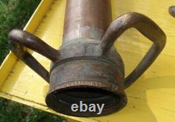 Fire Deaprtment Large Antique Fire Hose Nozzle Collection Firefighting Rescue