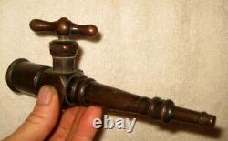 Fire Department Antique 1800's Fire Wagon Nozzle / Fireman / Fire Truck / Tool