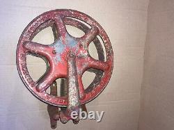 Fire Dept Hose Reel Cast Iron Cliff & Guibert Pat'd. March 13, 1900