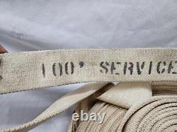 Fire Hose 100 ft Hose Length 1-1/2 NST Single Jacket Type with Nozzle