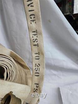 Fire Hose 100 ft Hose Length 1-1/2 NST Single Jacket Type with Nozzle