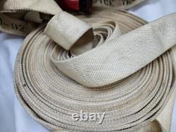 Fire Hose 100 ft Hose Length 1-1/2 NST Single Jacket Type with Nozzle