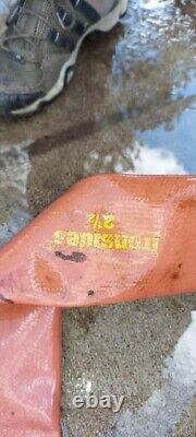 Fire Hose 100 ft Length 2.5 Diameter With Couplings and spray nozzle