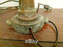 Fire Hose Antique Brass Nozzle Steam Punk Table Lamp Copper Brass 22