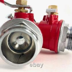 Fire Hose Hydrant Splitter from 2.5 reduces to 1.5 NH Thread hoses
