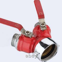 Fire Hose Hydrant Splitter from 2.5 reduces to 1.5 NH Thread hoses