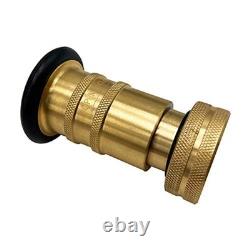 Fire Hose Nozzle 2 Inch Brass Thermoplastic Spray Jet Fog Aluminum Fittings