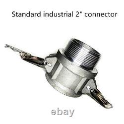 Fire Hose Nozzle 2 Inch Thermoplastic Spray Jet Fog Aluminum Fittings NPSH/NPT