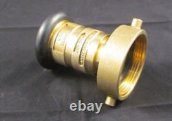 Fire Hose Nozzle Brass Certified Ul, Ulc Amd Fm 2.5 Nst / Nh