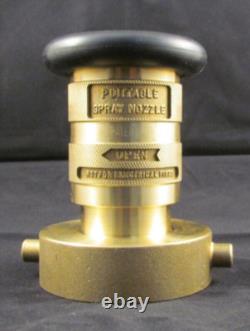 Fire Hose Nozzle Brass Certified Ul, Ulc Amd Fm 2.5 Nst / Nh