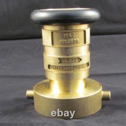 Fire Hose Nozzle Brass Certified Ul, Ulc Amd Fm 2.5 Nst / Nh