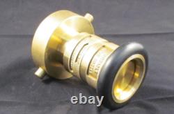 Fire Hose Nozzle Brass Certified Ul, Ulc Amd Fm 2.5 Nst / Nh