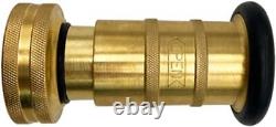 Fire Hose Nozzle Brass Fire Equipment Spray Jet Fog (1.5 NH/NST)