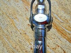 Fire Hose Nozzle Chromed Brass & Copper Charles Winn & Co Vintage 39 cm Long