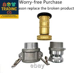 Fire Hose Nozzle NPSH/NPT Thermoplastic Fire Equipment Spray Jet Fog with Alumin