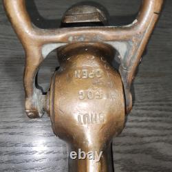 Fire Hose Nozzle Water Fog USN solid brass 1/1/2 complete