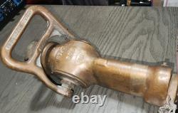 Fire Hose Nozzle Water Fog USN solid brass 1/1/2 complete