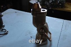 Fire Hose Nozzle Water Navy Fog solid brass 2/1/2