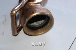 Fire Hose Nozzle Water Navy Fog solid brass 2/1/2