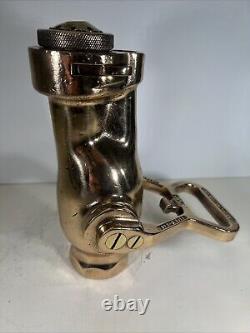 Fire Hose Nozzle Waterfog Rockwood Sprinkler CO Heavy Firefighting Nozzle 1 1/2