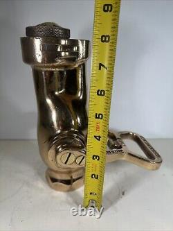 Fire Hose Nozzle Waterfog Rockwood Sprinkler CO Heavy Firefighting Nozzle 1 1/2