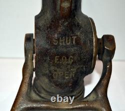 Fire Hose Nozzle, item T 972, solid brass fire hose nozzle, WW2 era, 1940's, Fog