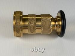 Fire Hose Nozzles- Bulk 25 per box-1-1/2 inch NST/NH Brass Fire Equipment