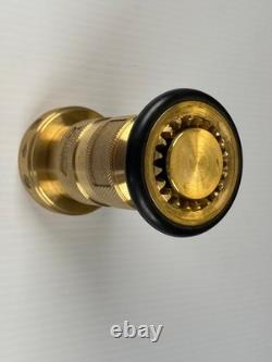 Fire Hose Nozzles- Bulk 25 per box-1-1/2 inch NST/NH Brass Fire Equipment
