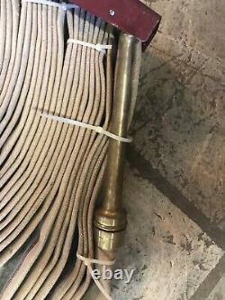 Fire Hose Royal Hose Rack Brass Nozzle