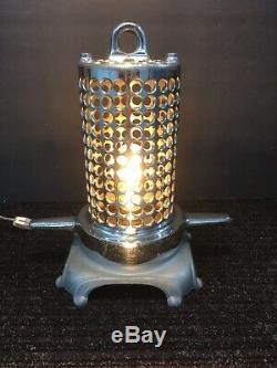 Fire Hose S/S Suction Strainer Custom Table Lamp One Of A Kind Vintage Beauty