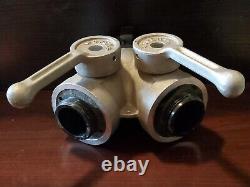 Fire Hose WYE ball valve splitter 2 1/2'' to 1 1/2'