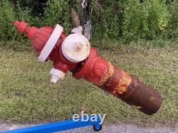 Fire Hydrant Eddy Valve Co. Two Piece 5 V. O. 72 Depth Short Upper Ornate Star
