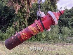 Fire Hydrant Eddy Valve Co. Two Piece 5 V. O. 72 Depth Short Upper Ornate Star