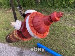 Fire Hydrant Eddy Valve Co. Two Piece 5 V. O. 72 Depth Short Upper Ornate Star